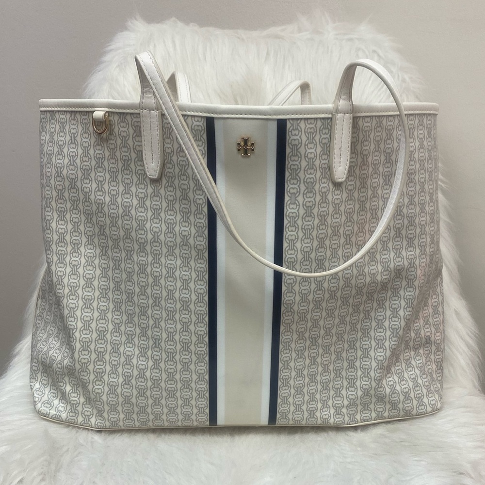 Tory Burch Coated Canvas Tote